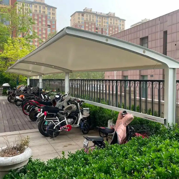 汶上县膜结构电动车棚